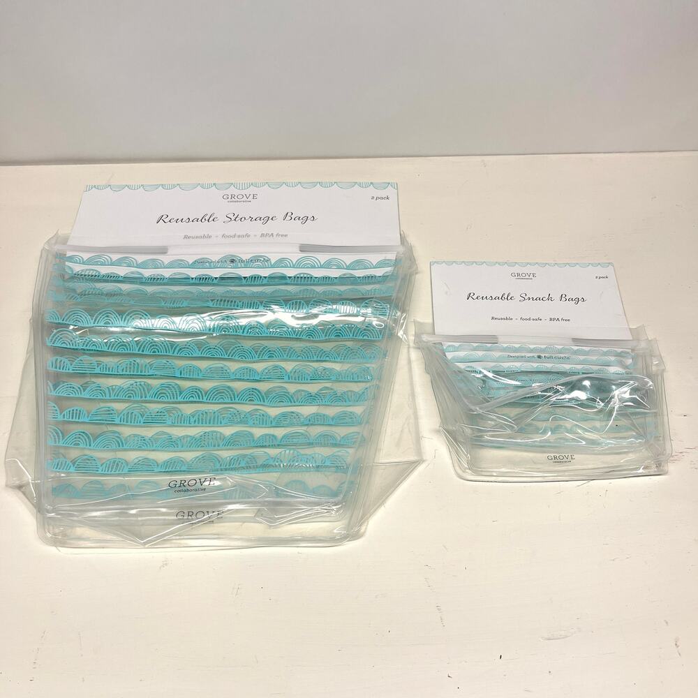 Grove Reusable Storage Snack Bags